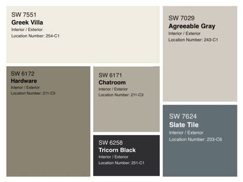 Sherwin Williams Whole House Color Palette Ideas