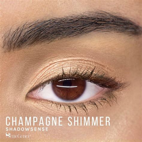 A shimmery champagne shade is perfect for adding a touch of glamour to your eyeshadow look