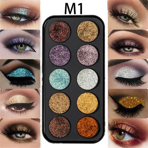 Shimmery Eyeshadow Palette Shades