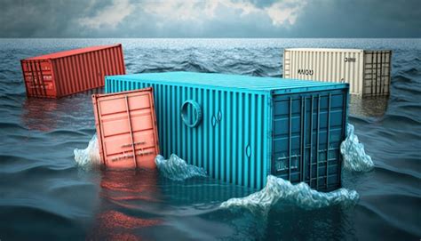 Shipping Containers Floating