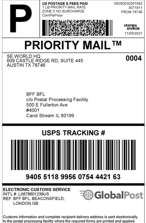 shipping label best practices