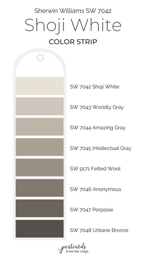 Shoji White bold color palette