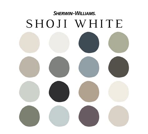 Shoji White Color Palette