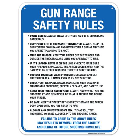 Shooting Range Safety Rules