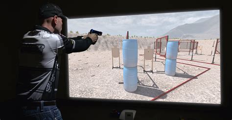 Shooting Simulator at Marksman Gun Range