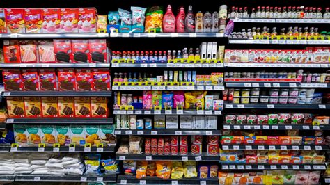 Shopping aisle at Hickam Main Exchange