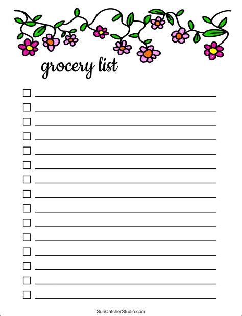 Tips for Using a Printable Grocery Shopping List Template