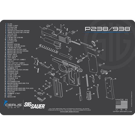 Sig Sauer P938 Schematic