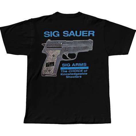 Sig Sauer T-Shirt with Jeans