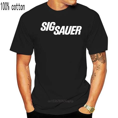 Sig Sauer T-Shirt with Flannel Shirt