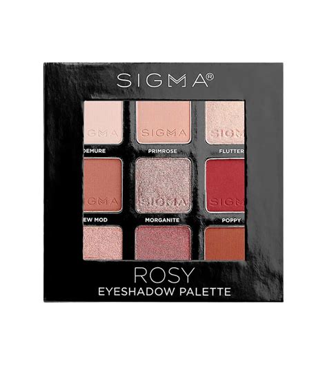 Sigma Eyeshadow Palette Colors