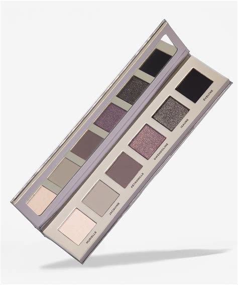 Silver Eyeshadow Palette with Metallic Shades