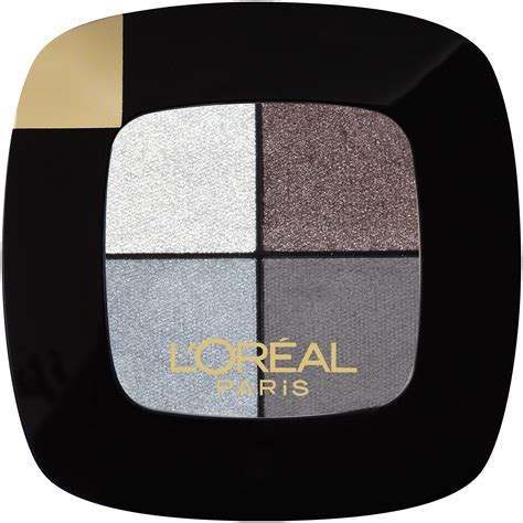 Silver Eyeshadow Palette with Various Textures