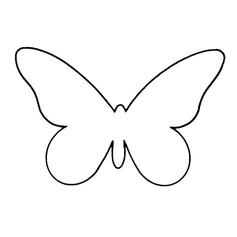 Simple butterfly shape