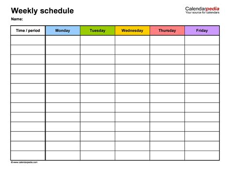 Simple schedule