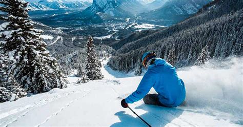 Skiing in the Rocky Mountains