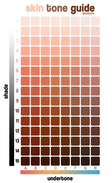 Skin tone guide