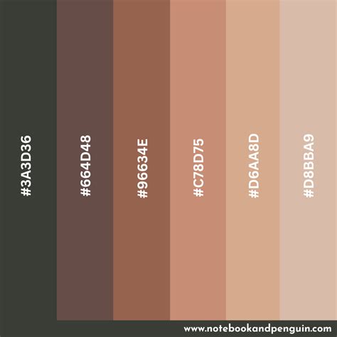 Skin Tone Color Codes