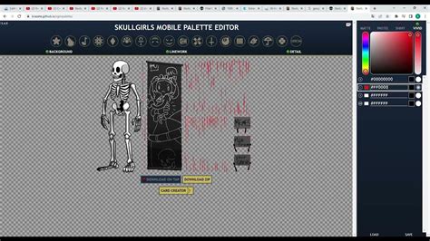 Skullgirls Palette Editor 2