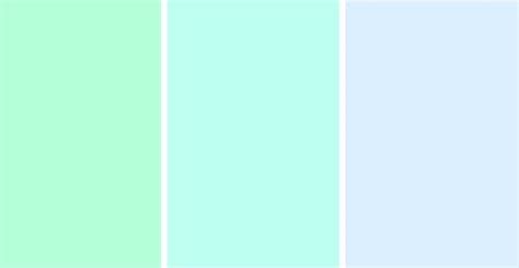 Sky Blue and Mint Green Color Combination