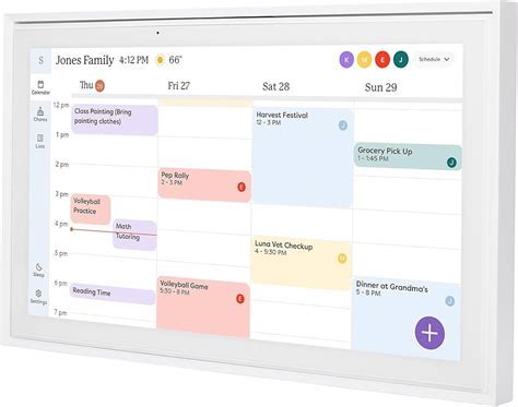 Skylight Calendar Dashboard