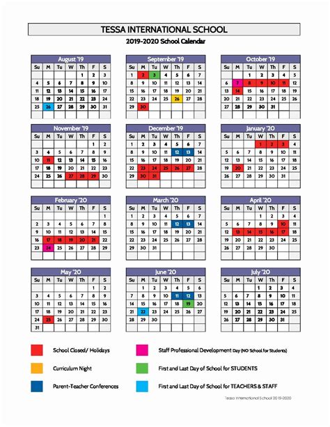 SLPS School Calendar Gallery 1