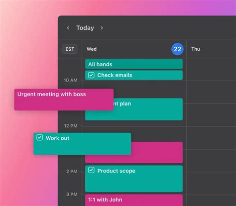 Smart Calendar Features