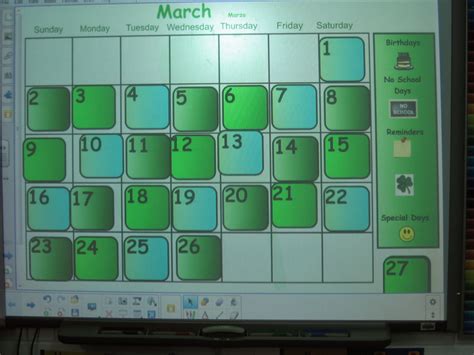 Smartboard Calendar Best Practices