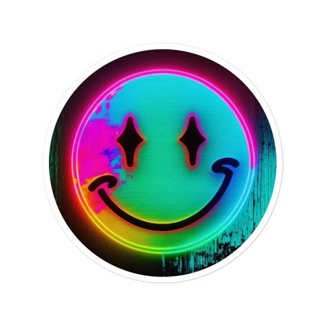 Smiley Face Symbol Psychedelic Art