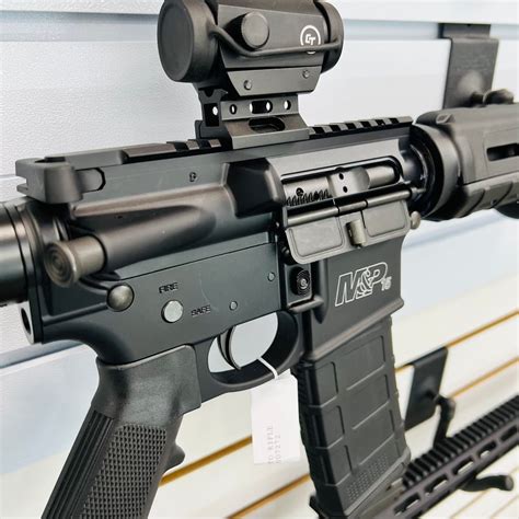 Smith & Wesson AR-15 rifle with handguard