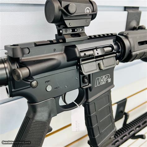 Smith & Wesson AR-15 rifle with optic