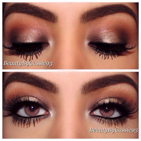 Smoky Bronze Eye Look