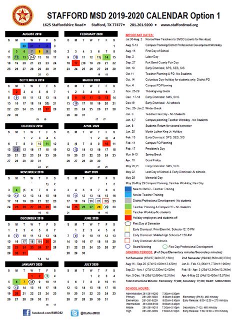 Smsd Calendar and Community Engagement