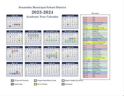 Smsd Calendar and Community Engagement