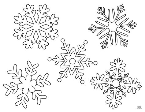 Snowflakes Coloring Pages