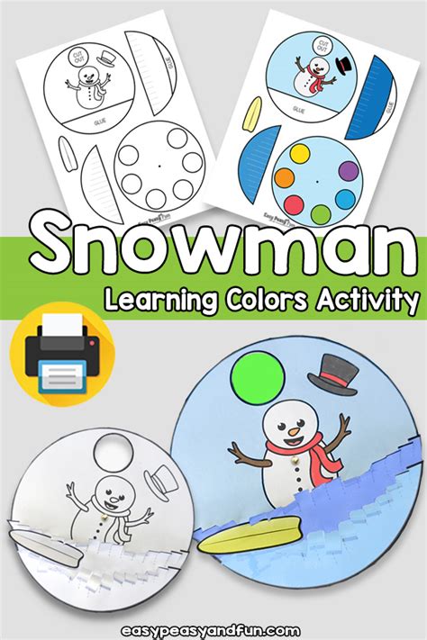 Snowman learning activities