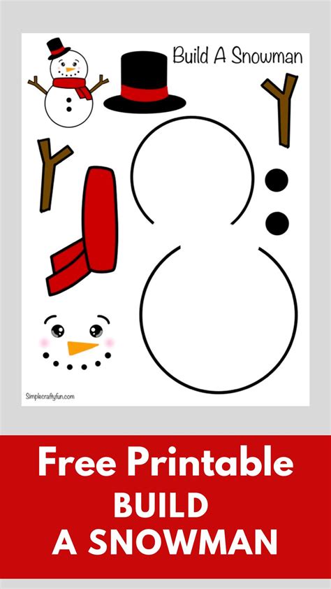 Snowman worksheets for learning