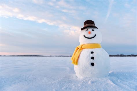 Snowman Christmas Coloring Page