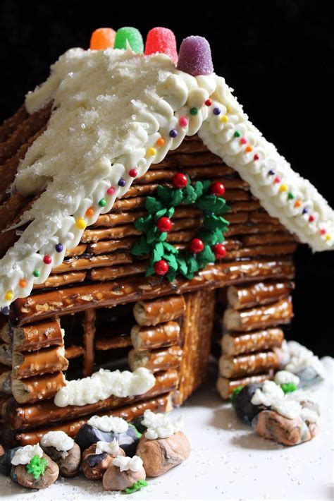 Snowy Gingerbread House Ideas