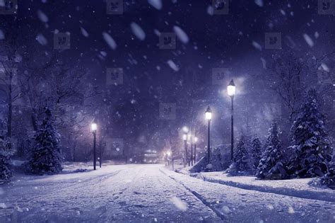 Snowy Night Design