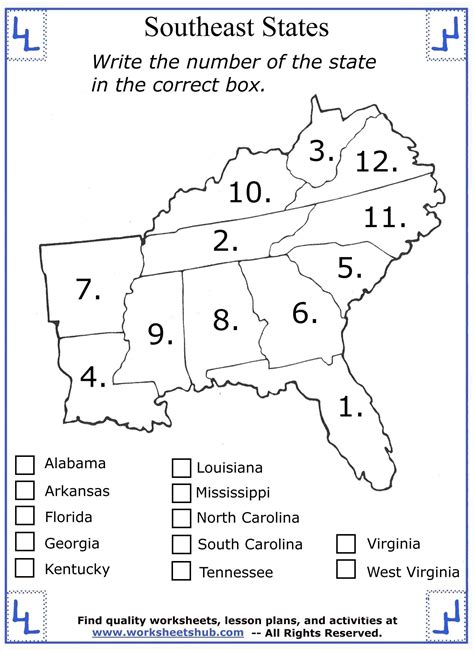 Social studies worksheets