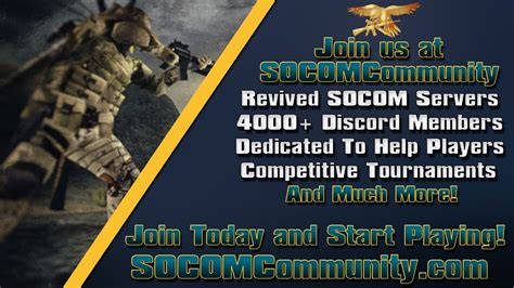 SOCOM Community and Esports