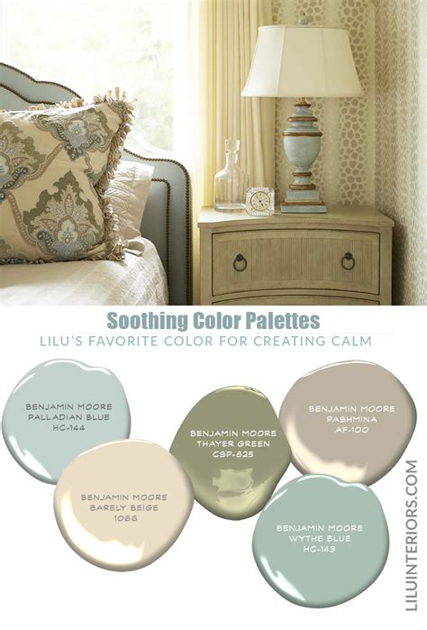 Soft and Soothing Color Scheme