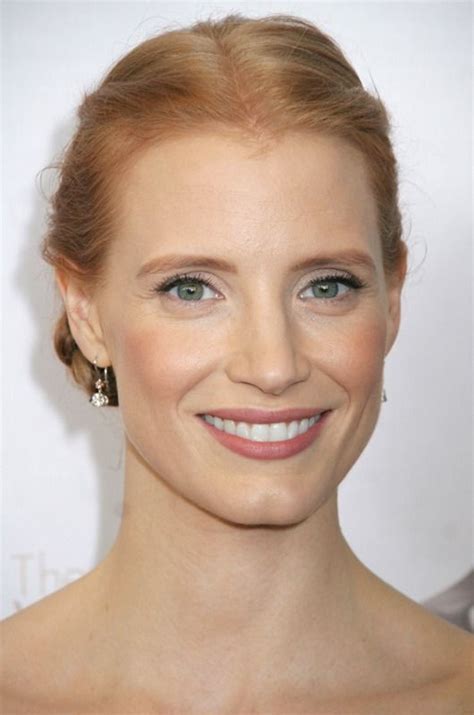 Jessica Chastain as a Soft Autumn celebrity