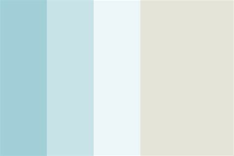 Soft blue colour palette