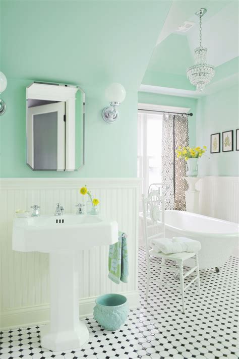 Soft mint bathroom inspiration