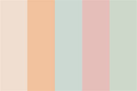 Soft Pastel White Colour Palette