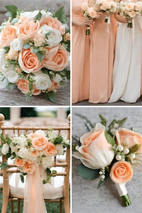 Soft Peach and Ivory Wedding