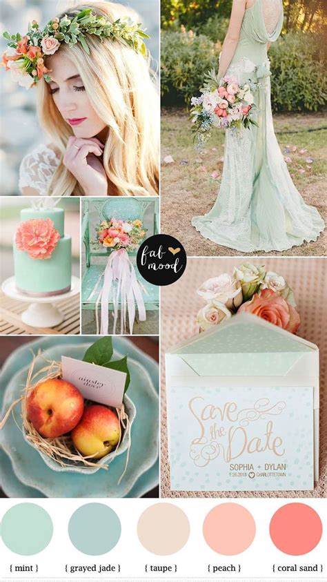 Soft Peach and Sage Color Palette