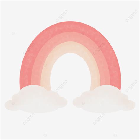 Soft peach rainbow color palette inspiration